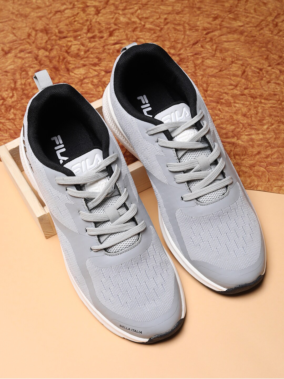

FILA Men Grey Running Non-Marking Shoes