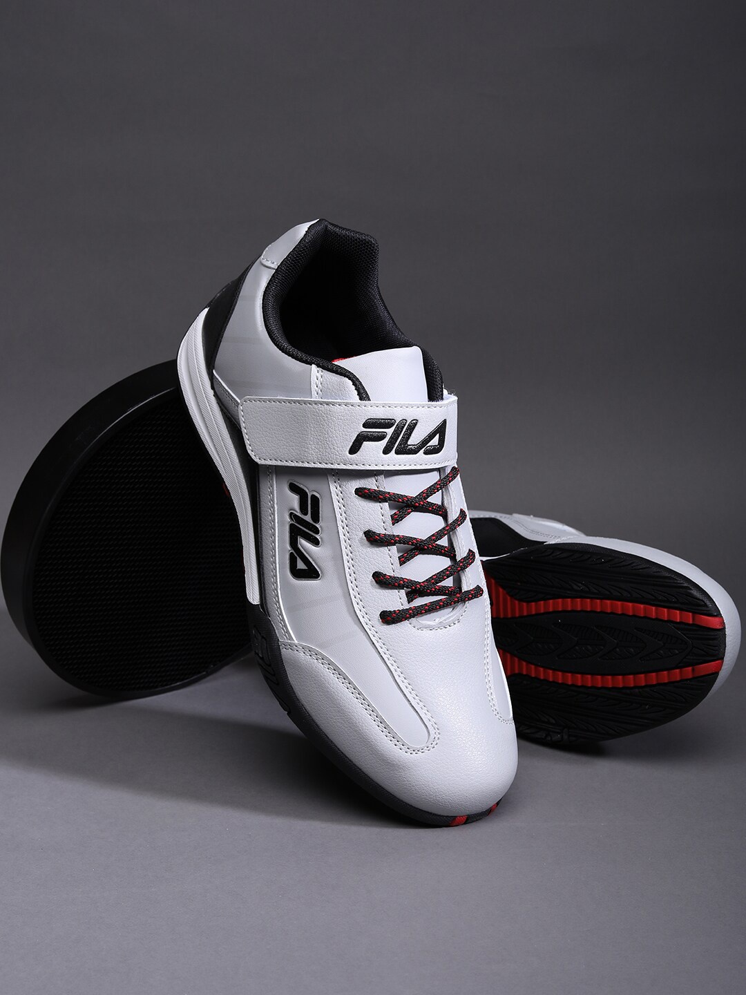 

FILA Men White Running Non-Marking Shoes