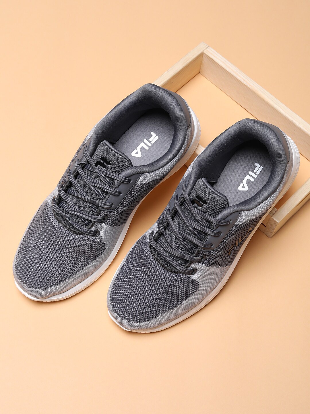 

FILA Women Grey Running Non-Marking Shoes