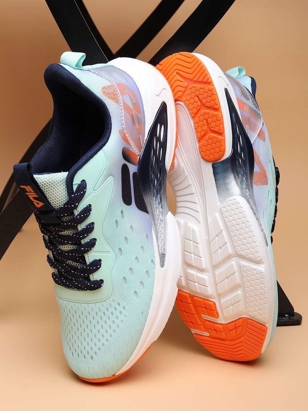 

FILA Women Blue BAPE Running Non-Marking Shoes