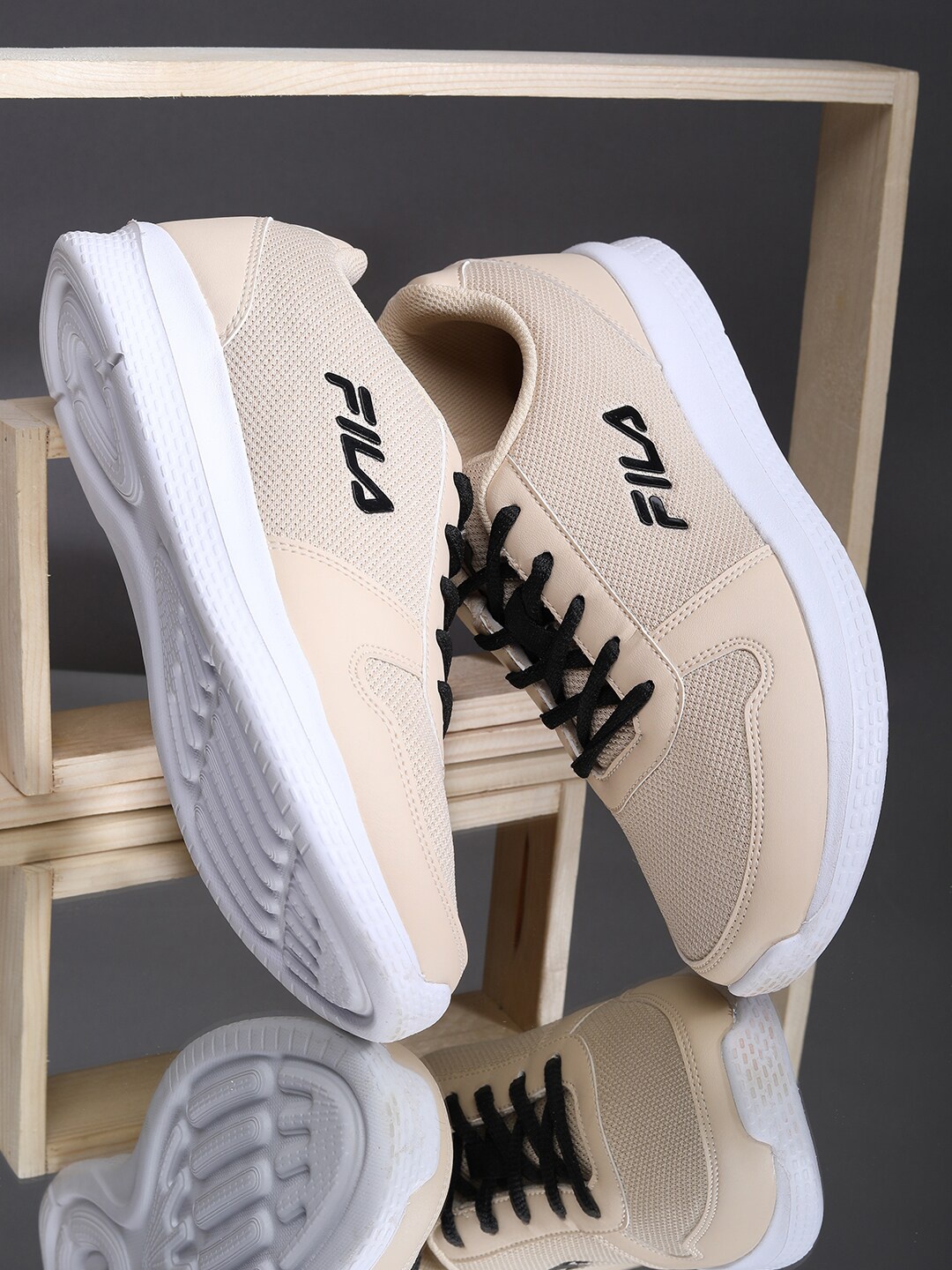 

FILA Women Beige Running Non-Marking Shoes