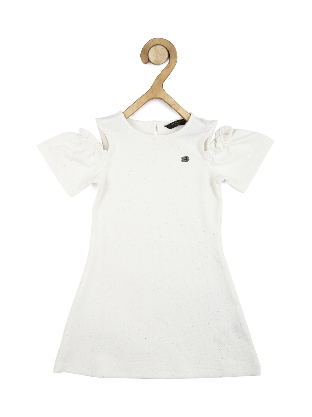 

Peter England White A-Line Dress