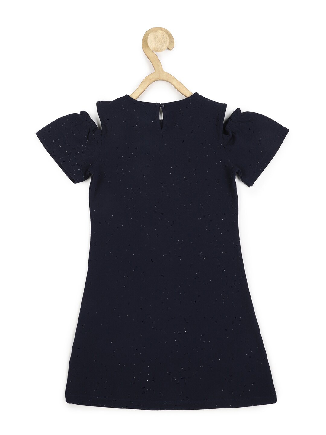 

Peter England Navy Blue A-Line Mini Dress