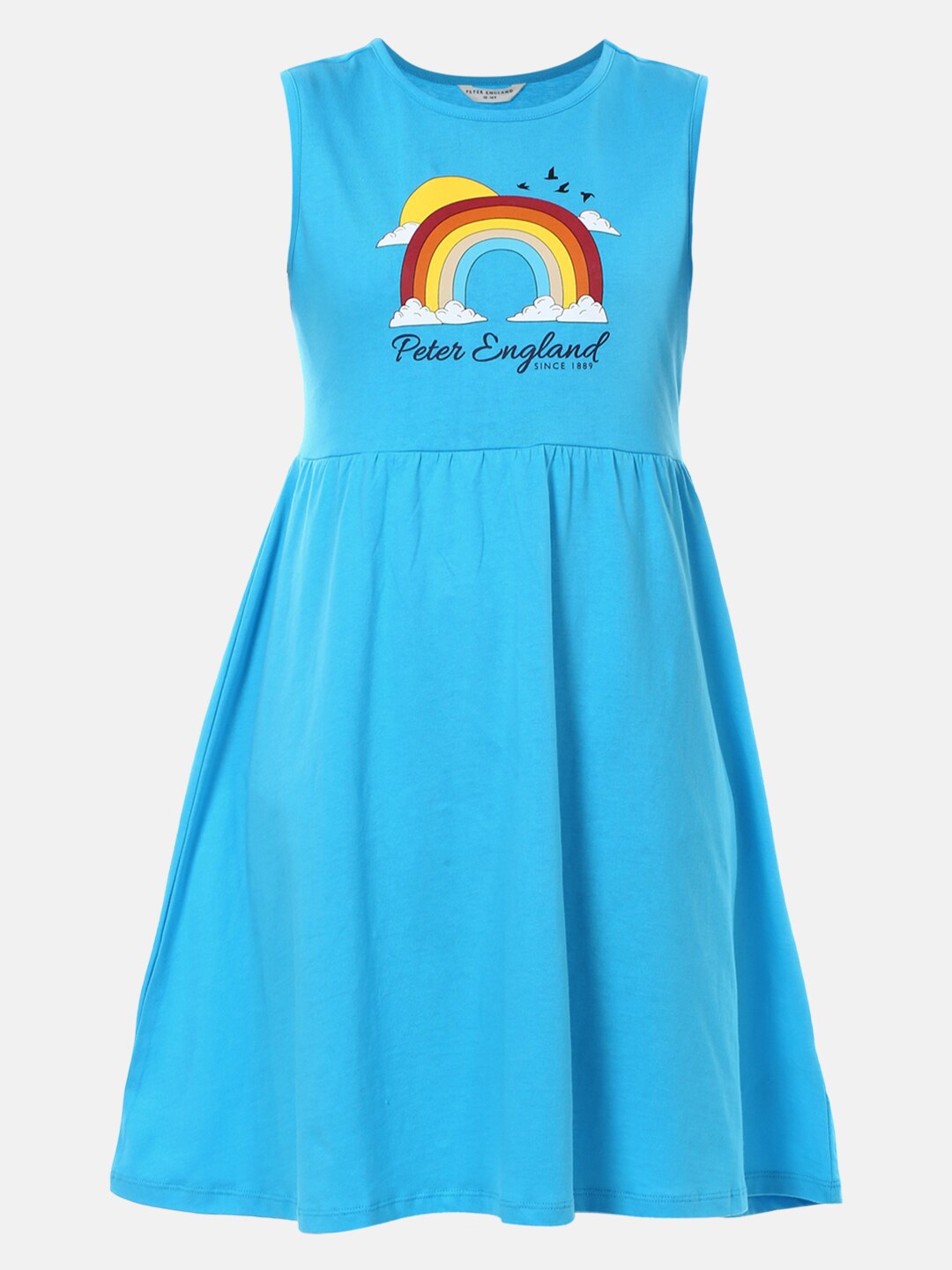 

Peter England Blue Dress