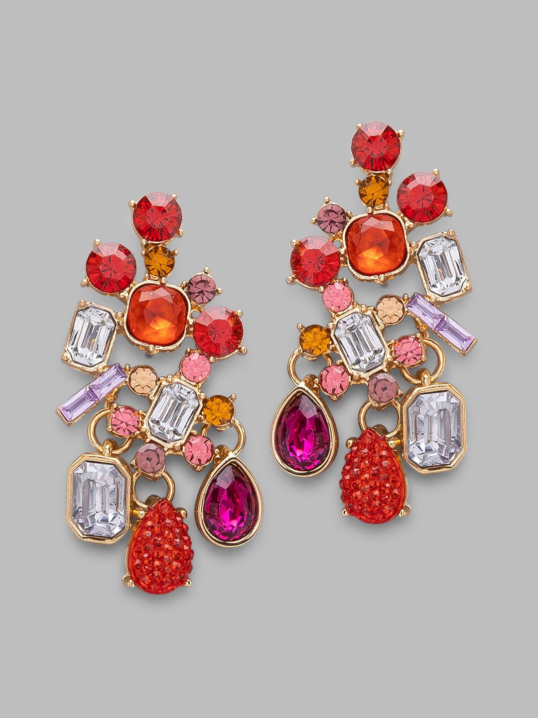 

Globus Classic Gold Plated Drop Earrings