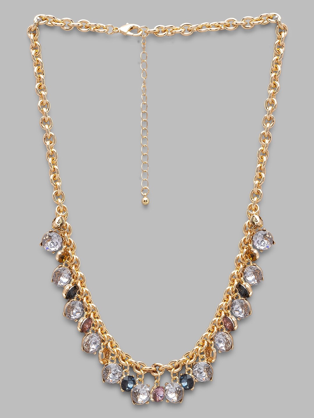 

Globus Gold-Toned & White Gold-Plated Necklace