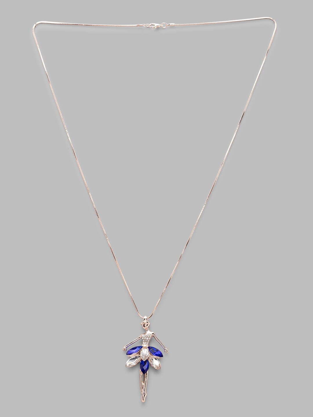 

Globus Rose Gold & Blue Rose Gold-Plated Necklace