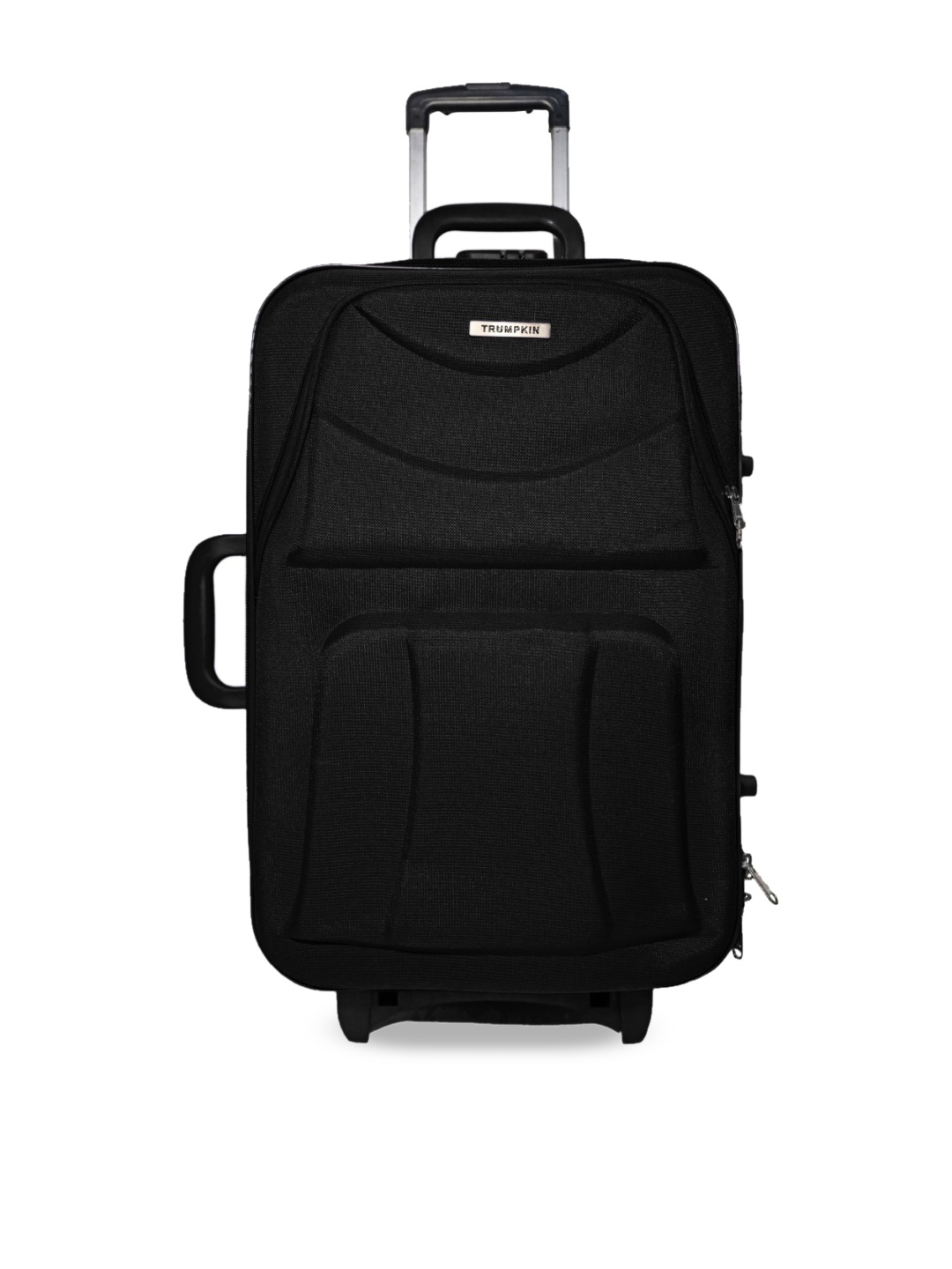 

Trumpkin Black Solid Soft-Case Cabin Trolley Bag