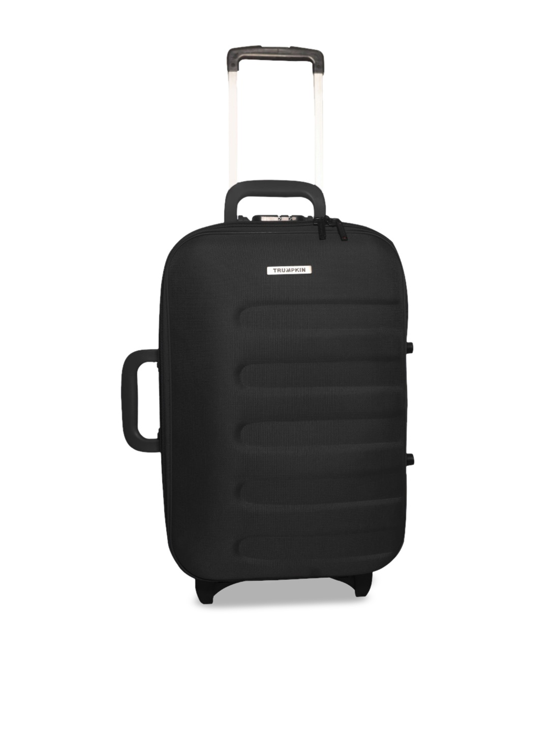 

Trumpkin Black Solid Soft-Case Cabin Trolley Bag