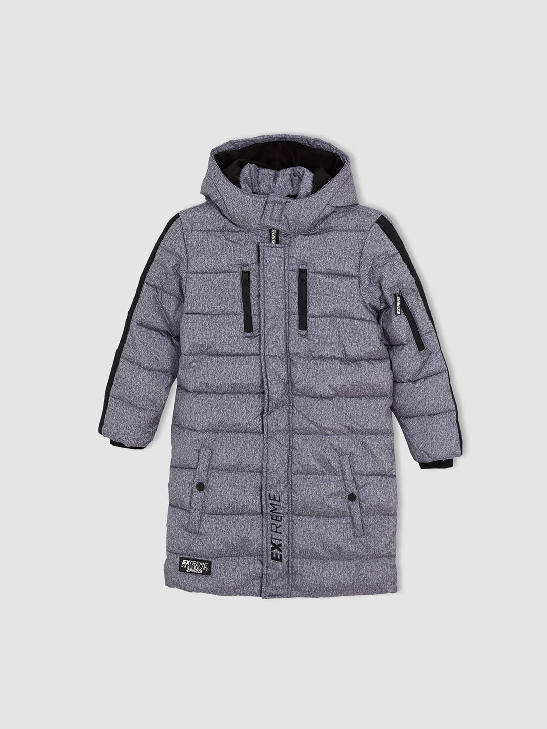 

DeFacto Boys Grey Hooded Puffer Jacket