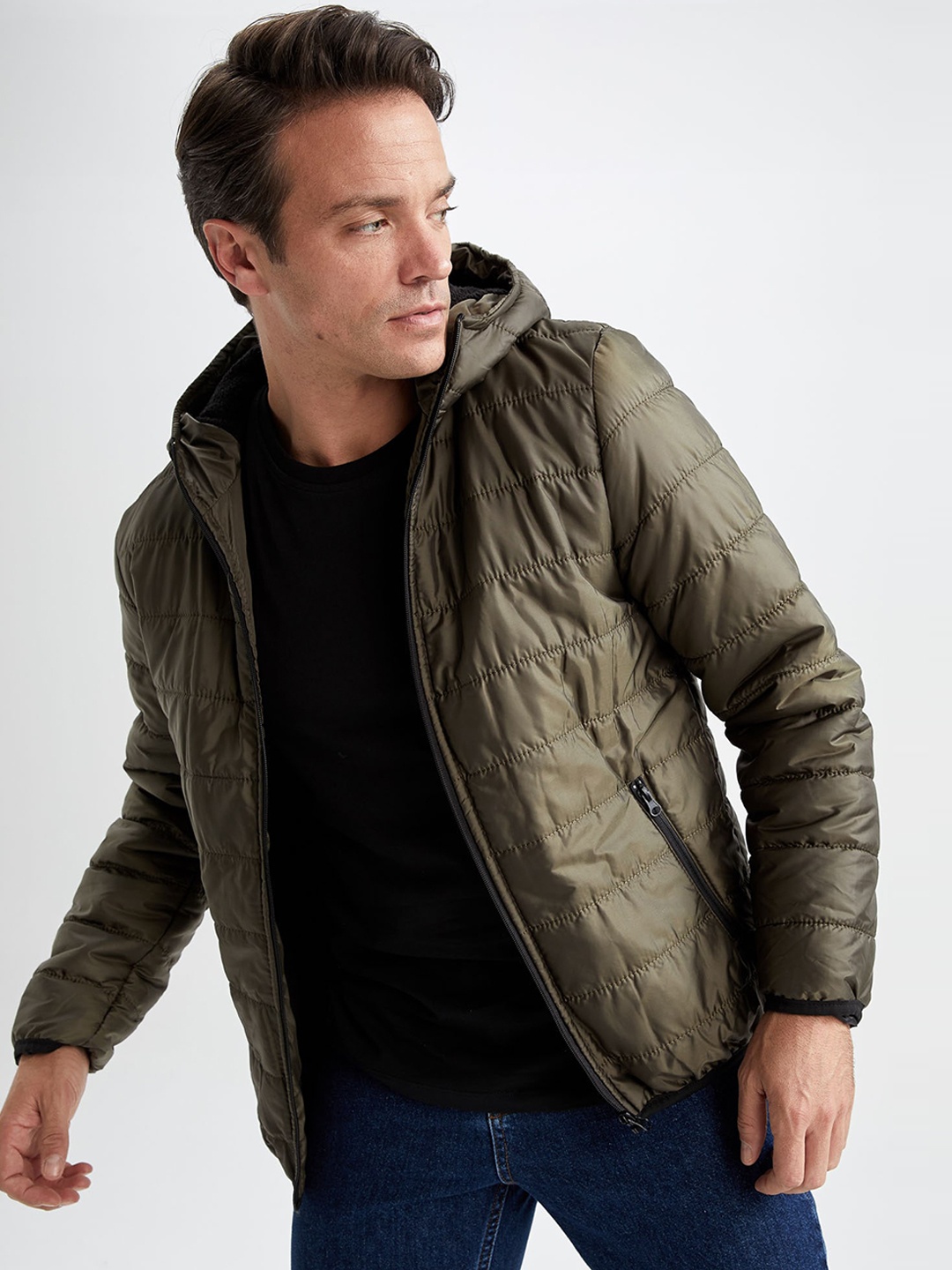 

DeFacto Men Khaki Padded Jacket