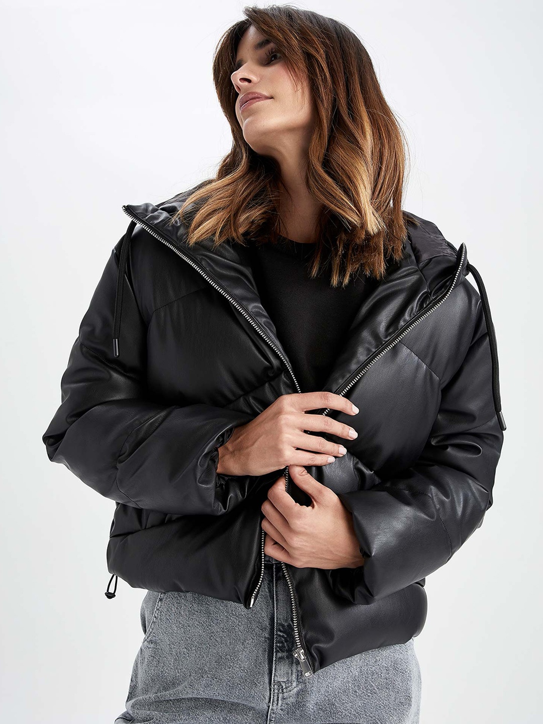 

DeFacto Women Black Puffer Jacket