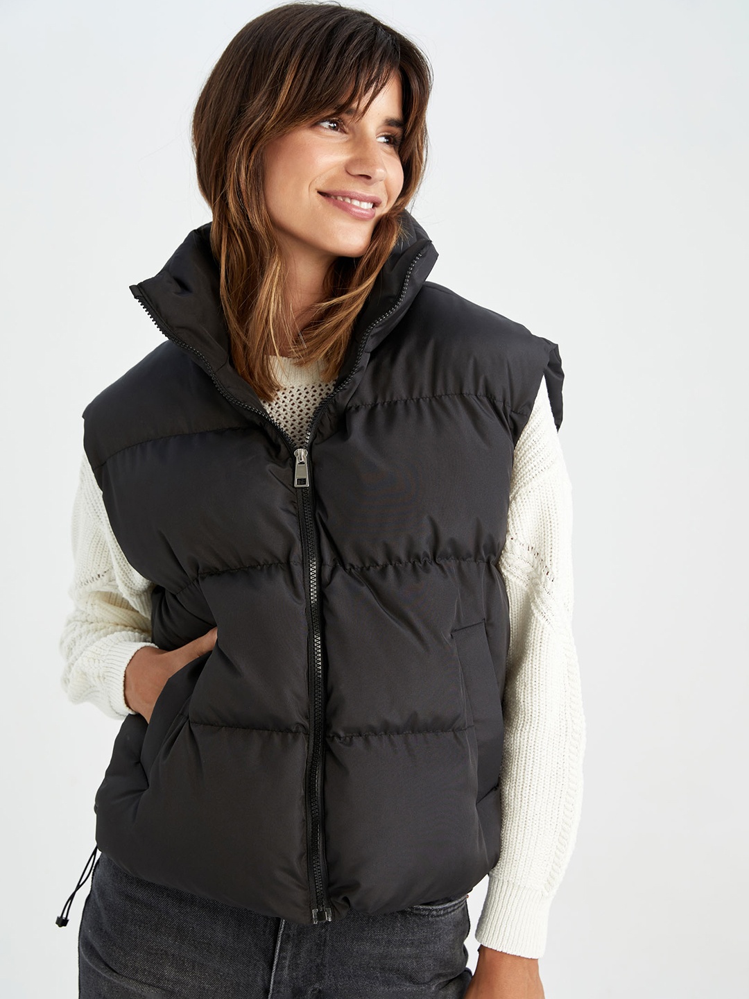 

DeFacto Women Black Puffer Jacket