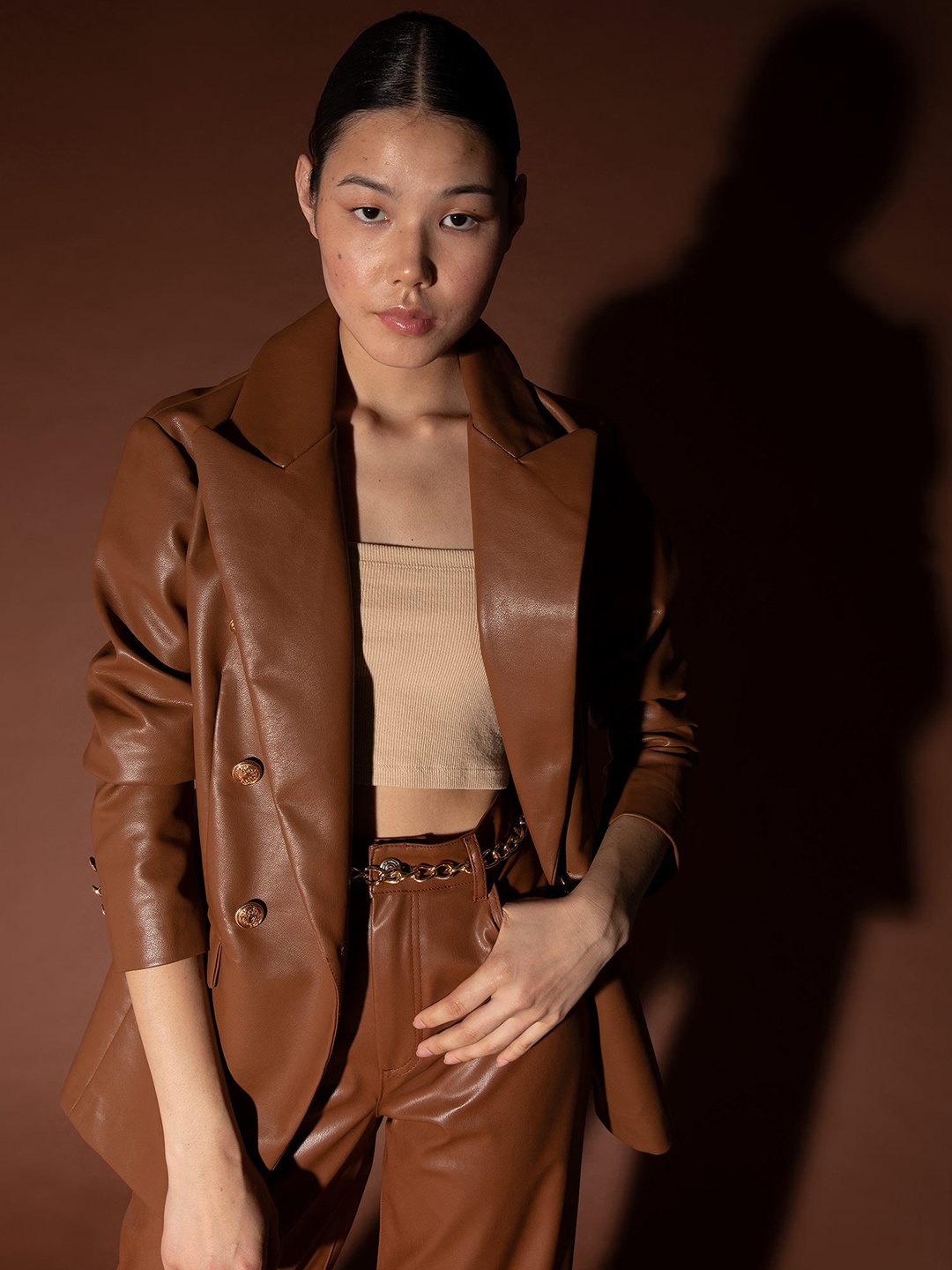 

DeFacto Women Brown OverCoat