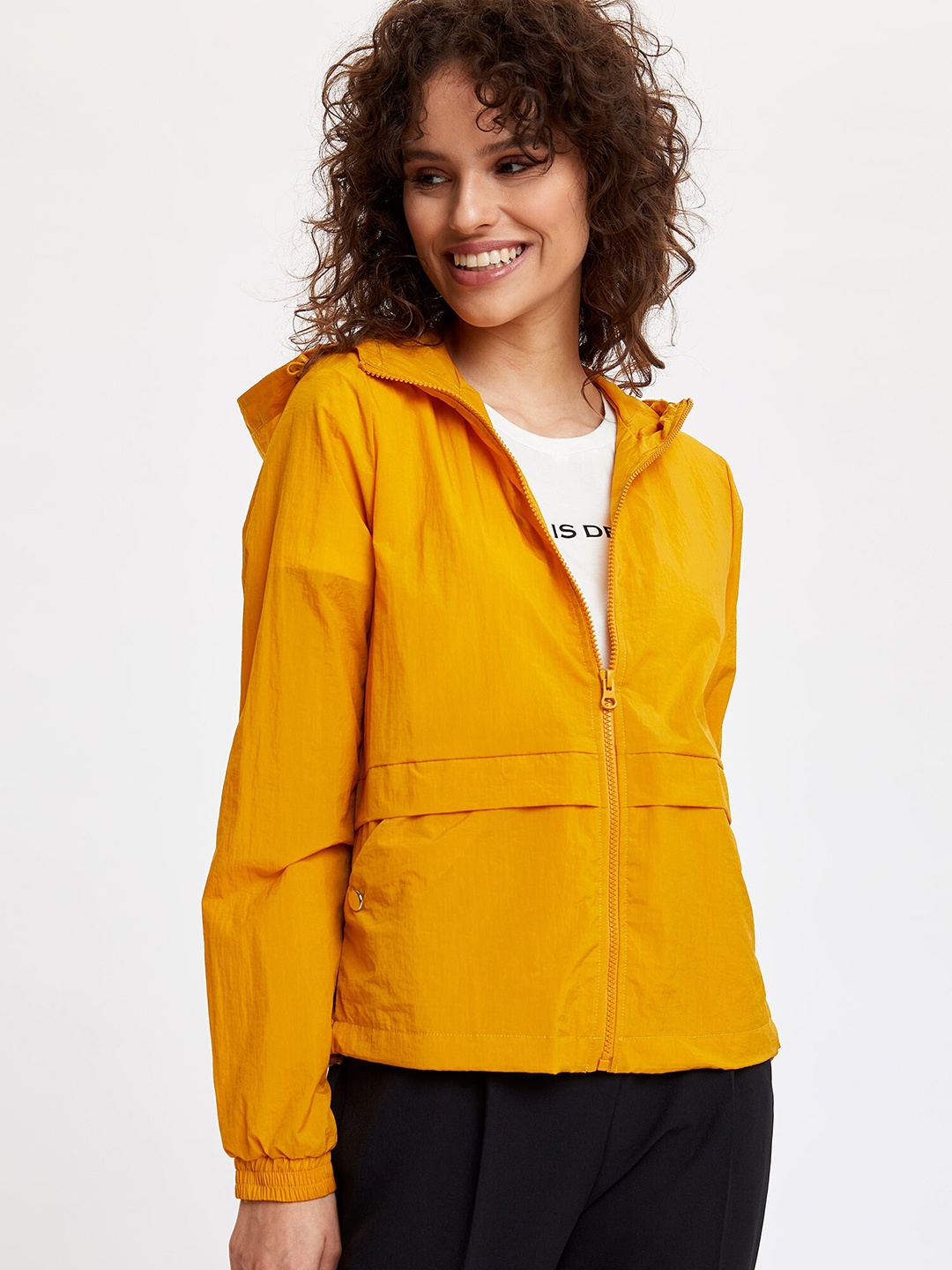 

DeFacto Women Yellow Tailored Jacket