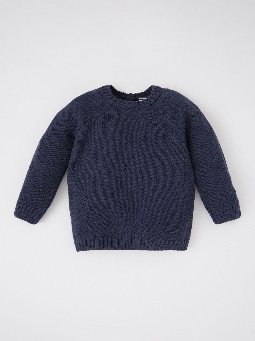 

DeFacto Boys Navy Blue Ribbed Pullover
