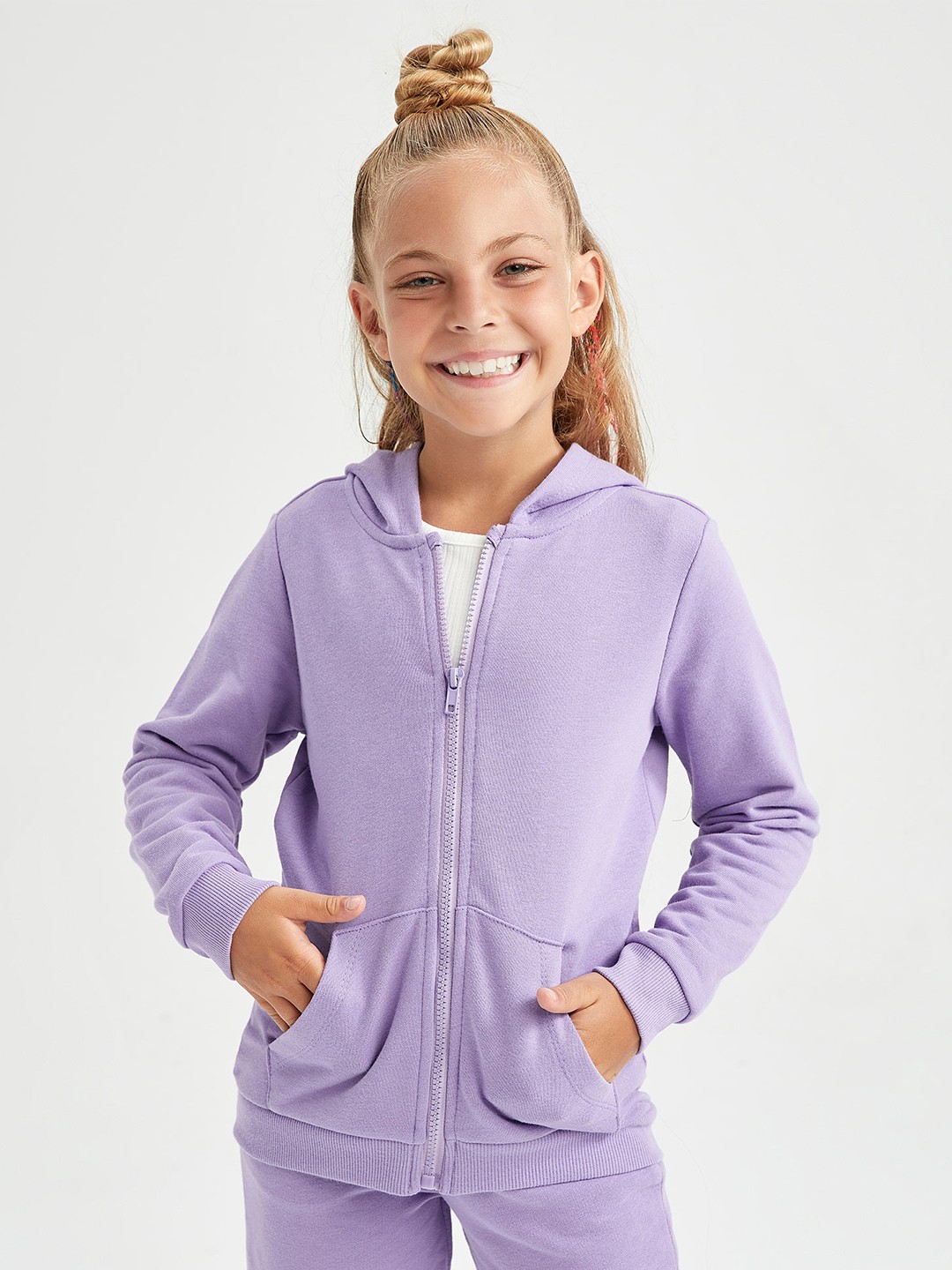 

DeFacto Girls Lavender Cardigan