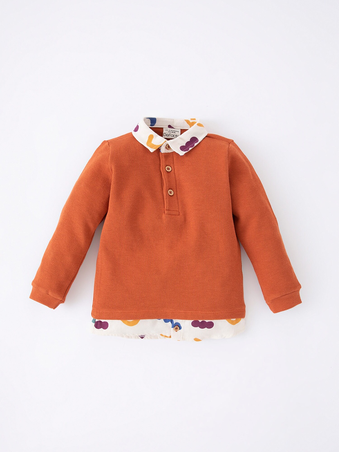 

DeFacto Boys Mustard Cotton Sweatshirt