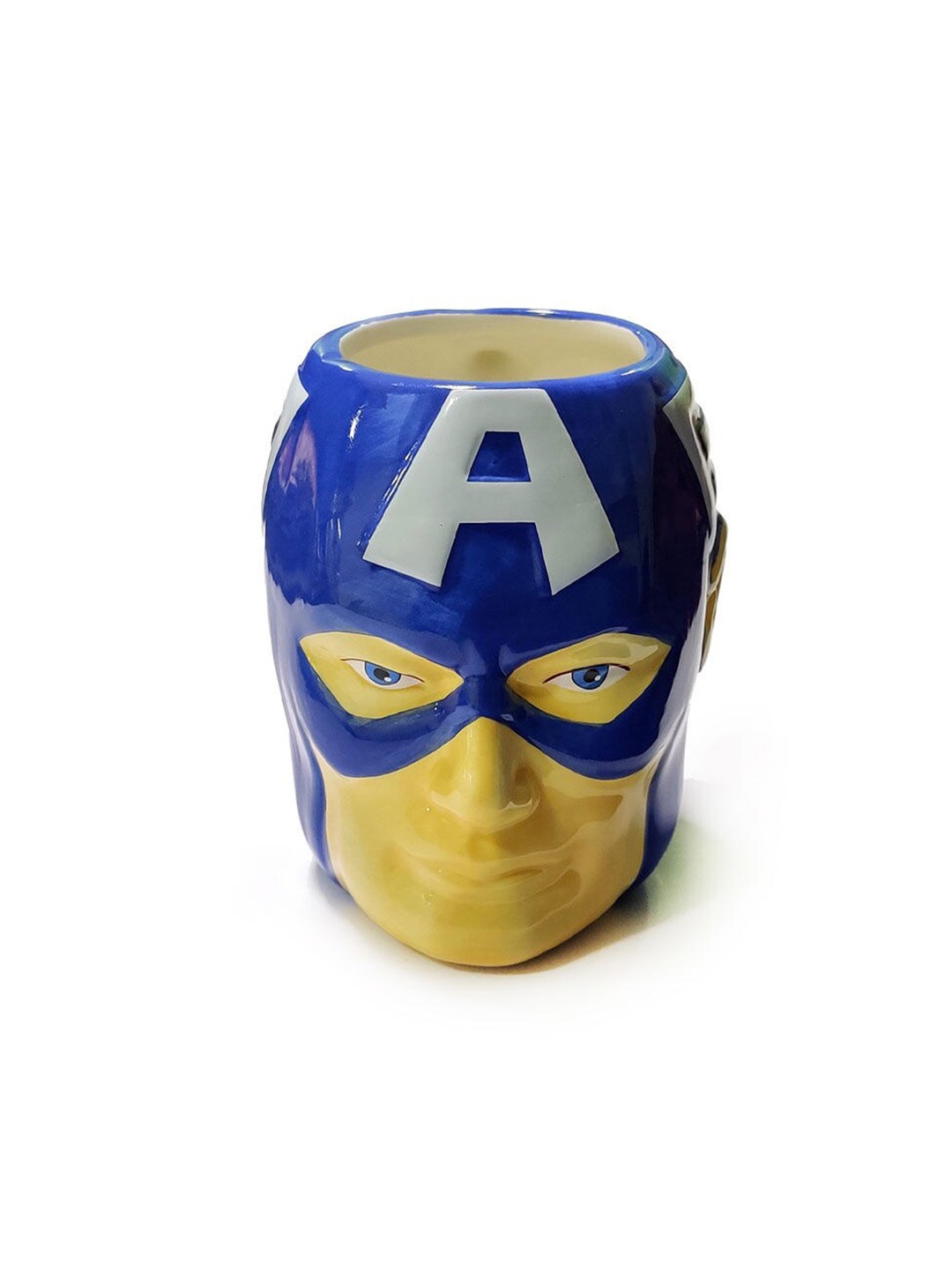 

macmerise Blue & Yellow Dishwasher And Microwave Safe Ceramic Matte Mug 330 ML