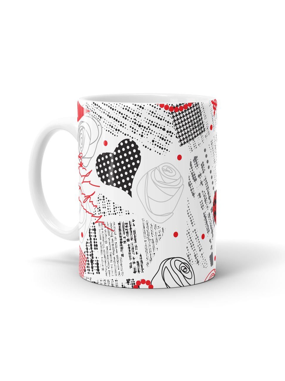 

macmerise White & Black Text or Slogans Printed Ceramic Matte Mug