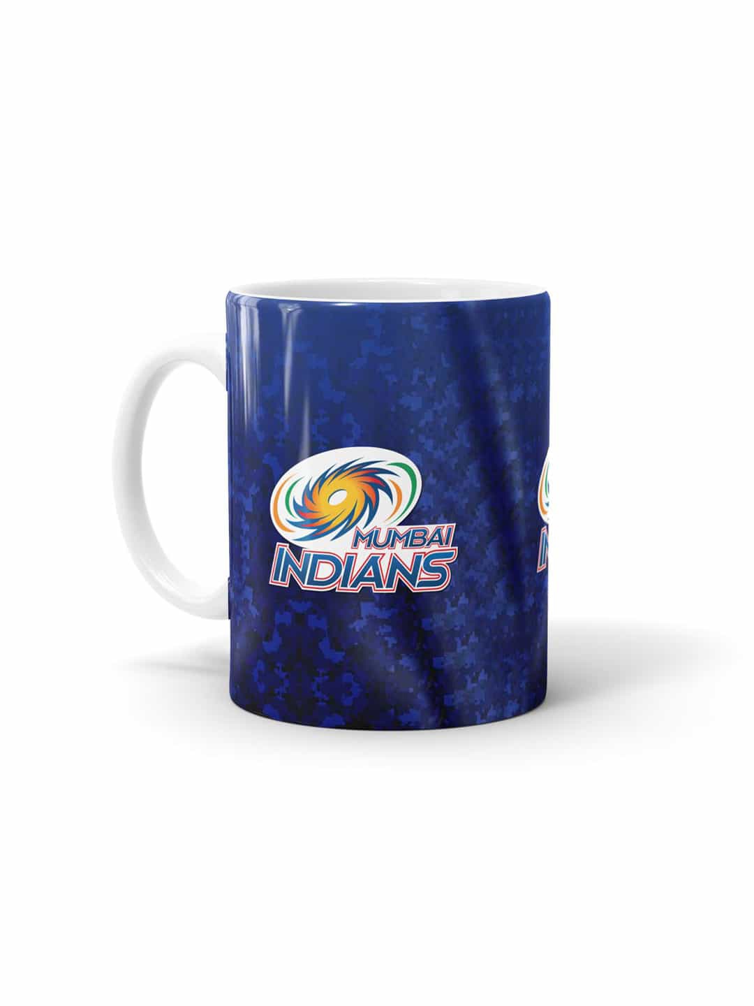 

macmerise Blue & White Dishwasher And Microwave Safe Printed Ceramic Matte Mug 330 ML