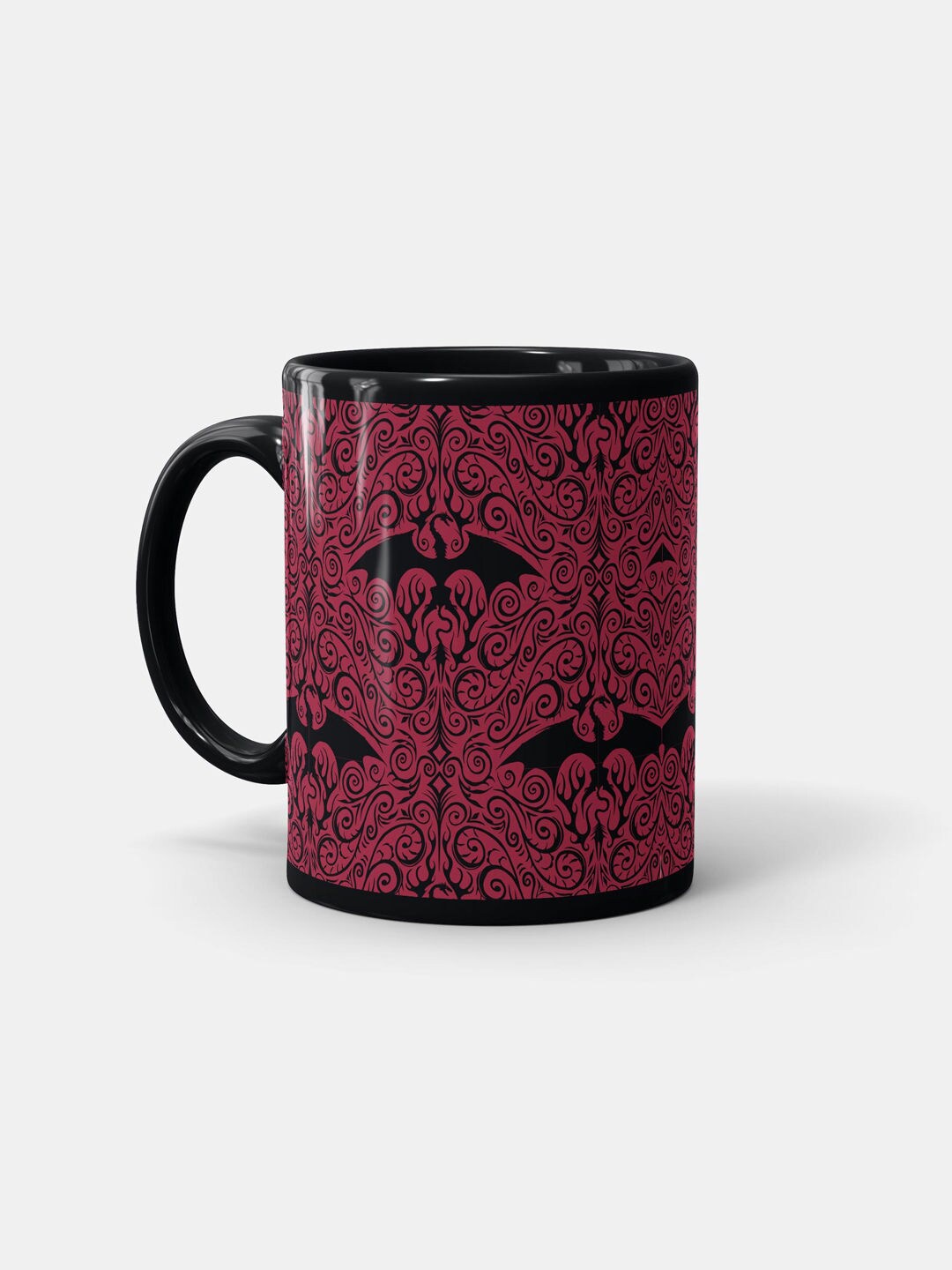 

macmerise Black & Purple Printed Ceramic Matte Mug