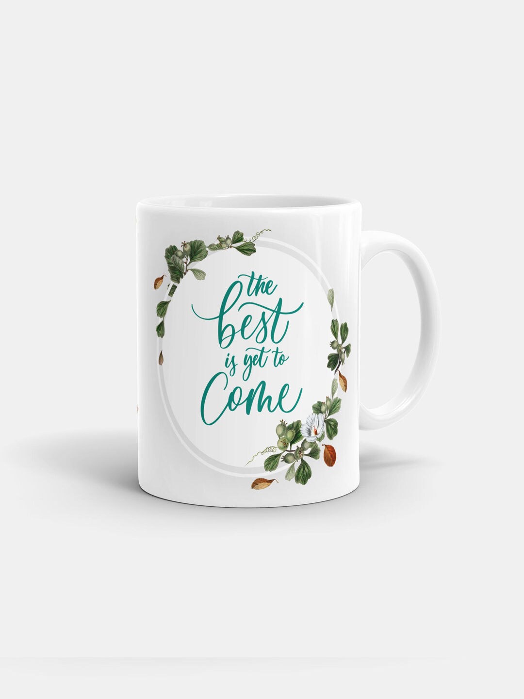 

macmerise White & Blue Blue Blue Printed Ceramic Matte Mugs Set of Cups and Mugs