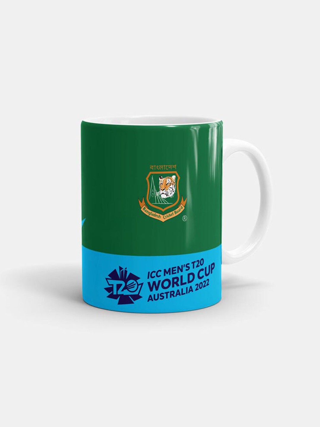 

macmerise White & Green Printed Ceramic Matte Mug 330 ml