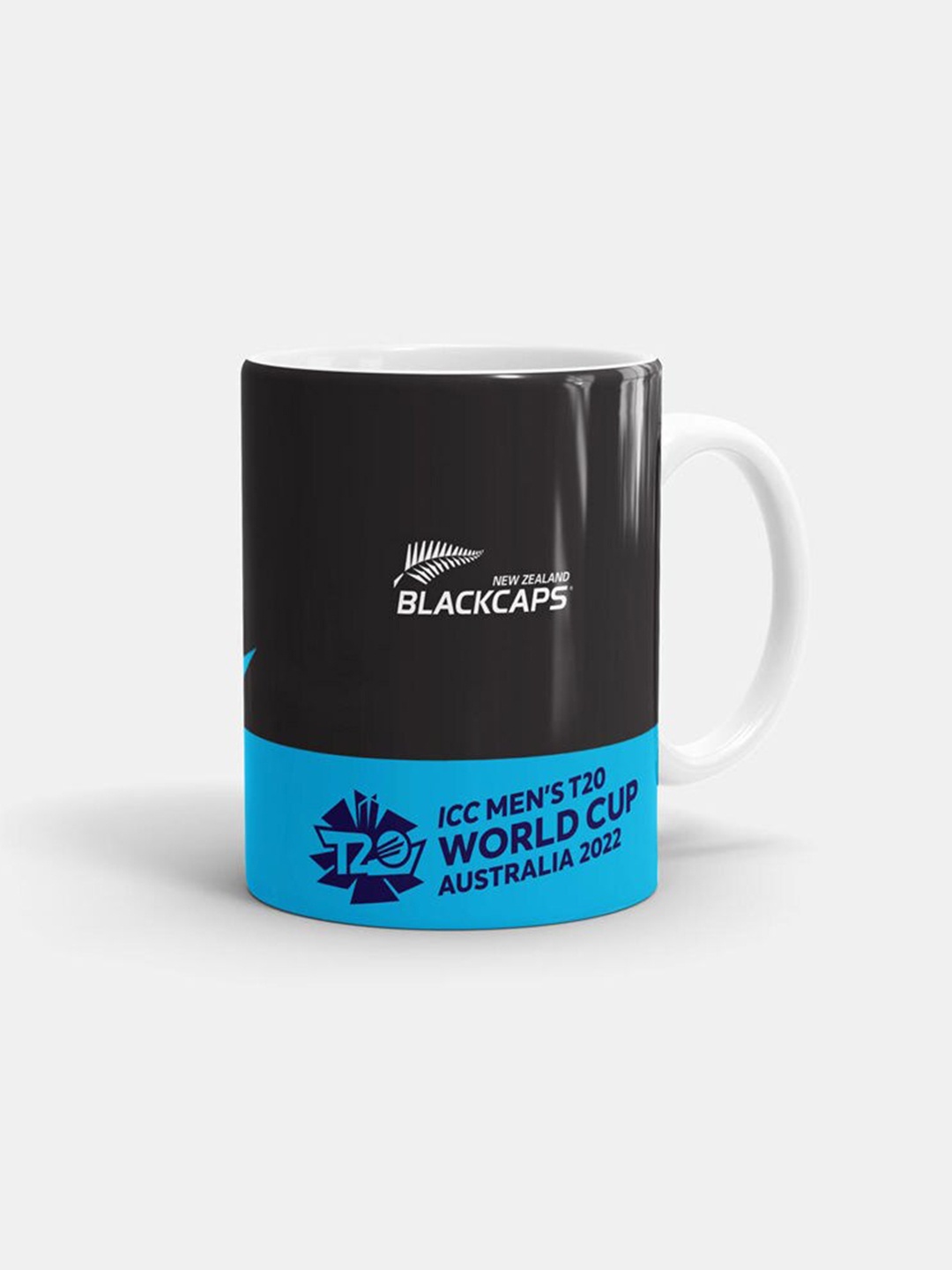 

macmerise Black & Blue Printed Ceramic Matte Mug 330 ml