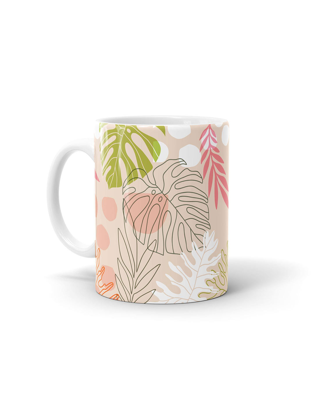 

macmerise White & Pink Text or Slogans Printed Ceramic Matte Mug 330 ml