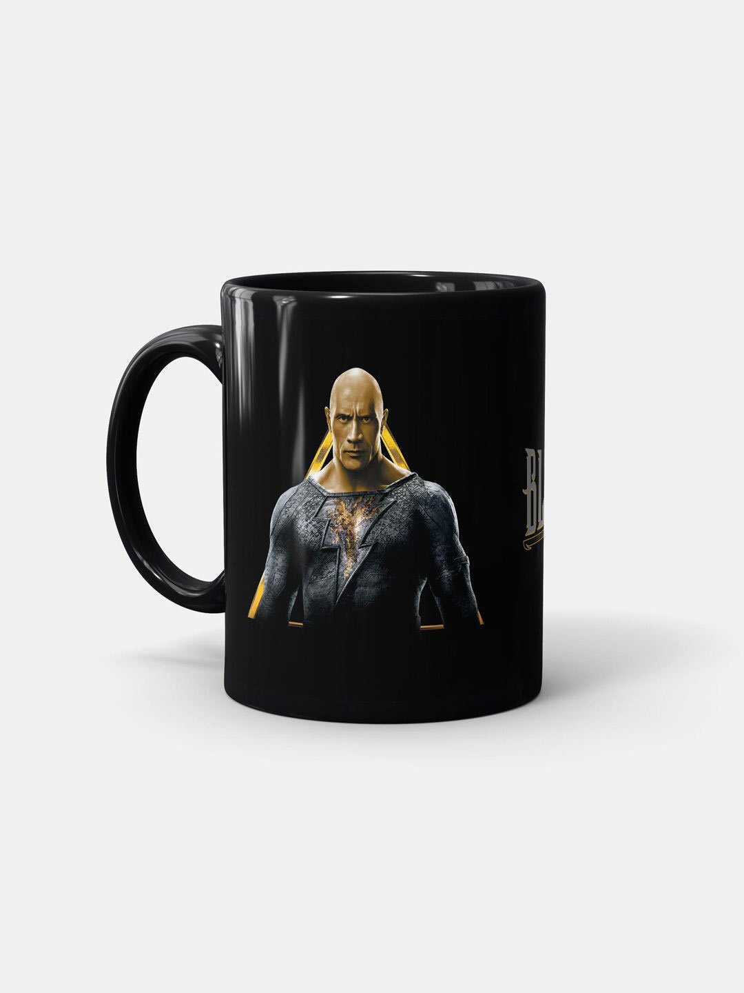 

macmerise Black & Brown Adam Triangle Design Printed Ceramic Matte Mug 330 ml