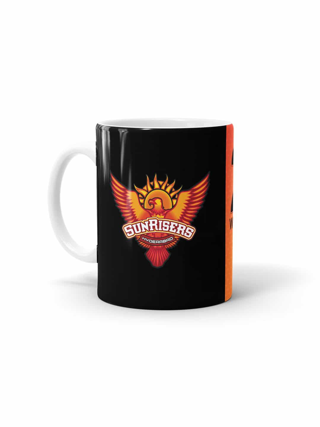 

macmerise White & Orange Sunrisers Hyderabad Printed Ceramic Matte Mug 330 ml