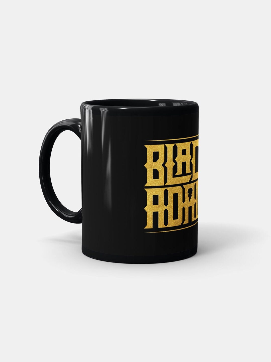 

macmerise Black & Yellow Printed Ceramic Matte Mug 330 ml