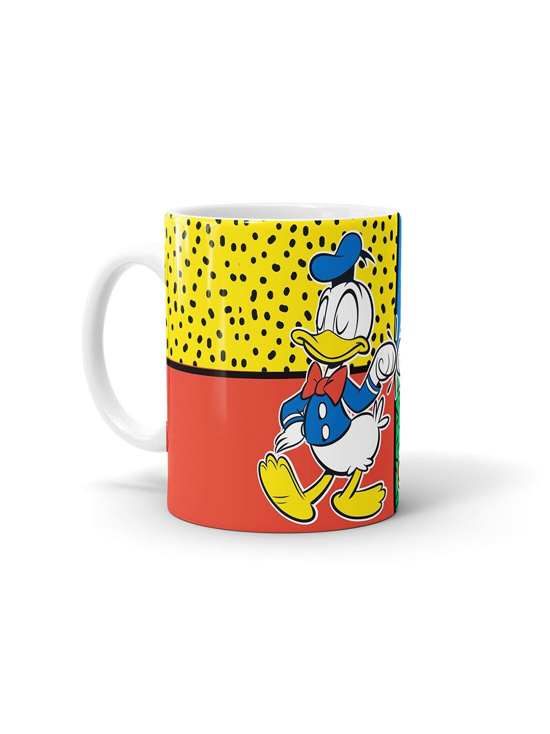 

macmerise White & Blue Printed Ceramic Matte Mug 330 ml