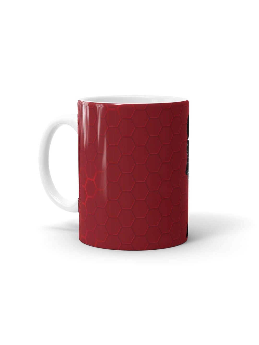 

macmerise White & Red Public Enemy Spidey Design Printed Ceramic Matte Mug 330 ml