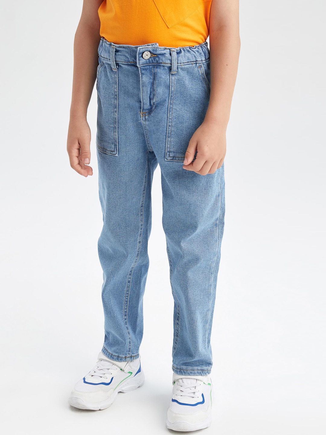 

DeFacto Boys Casual Cotton Trousers, Blue