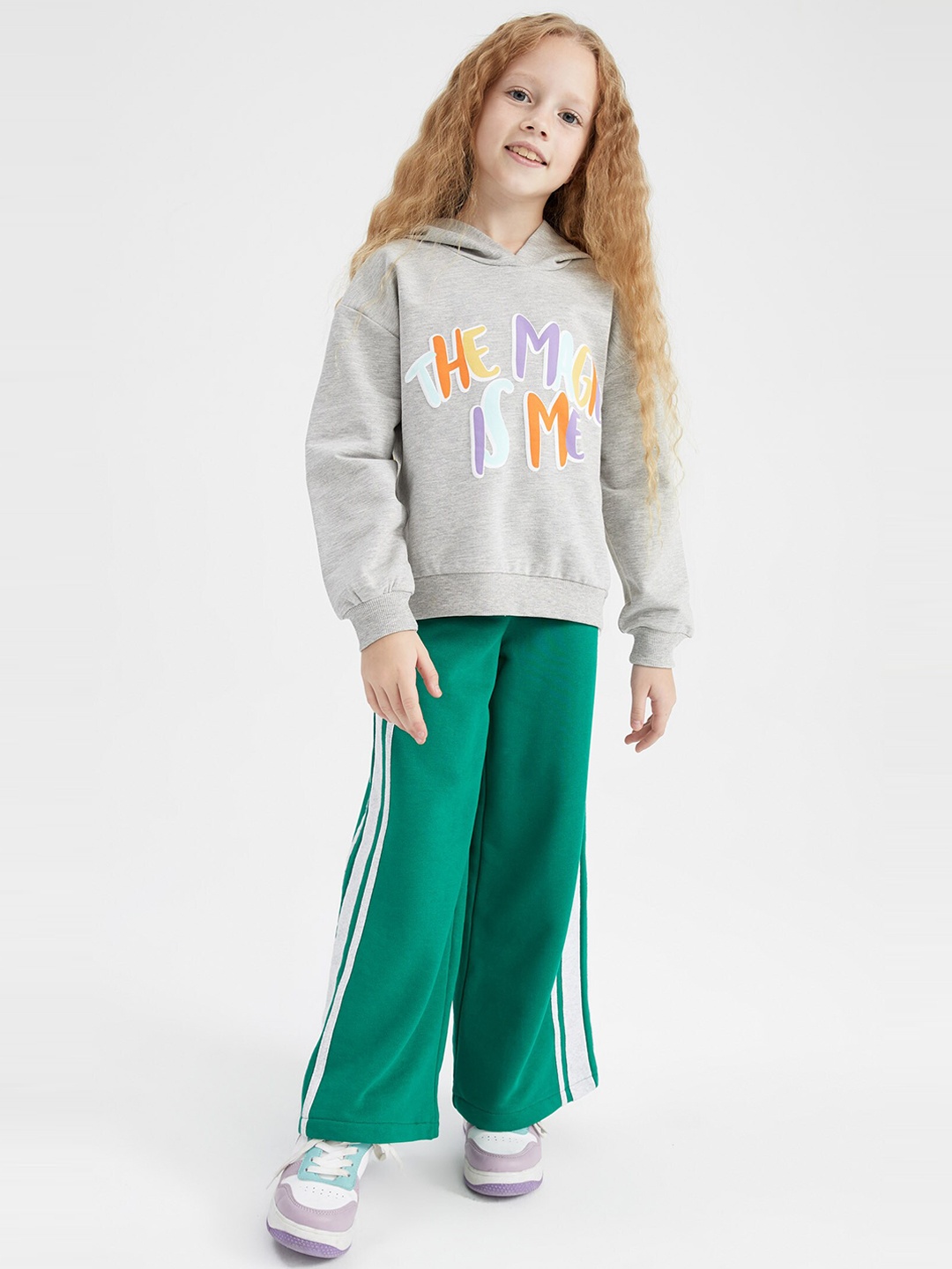 

DeFacto Girls Casual Trousers, Green
