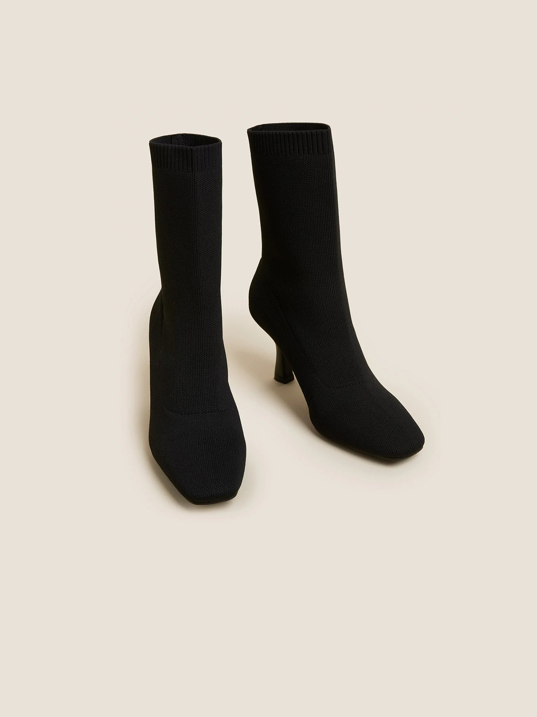 

Marks & Spencer Women Black Solid Regular Boots