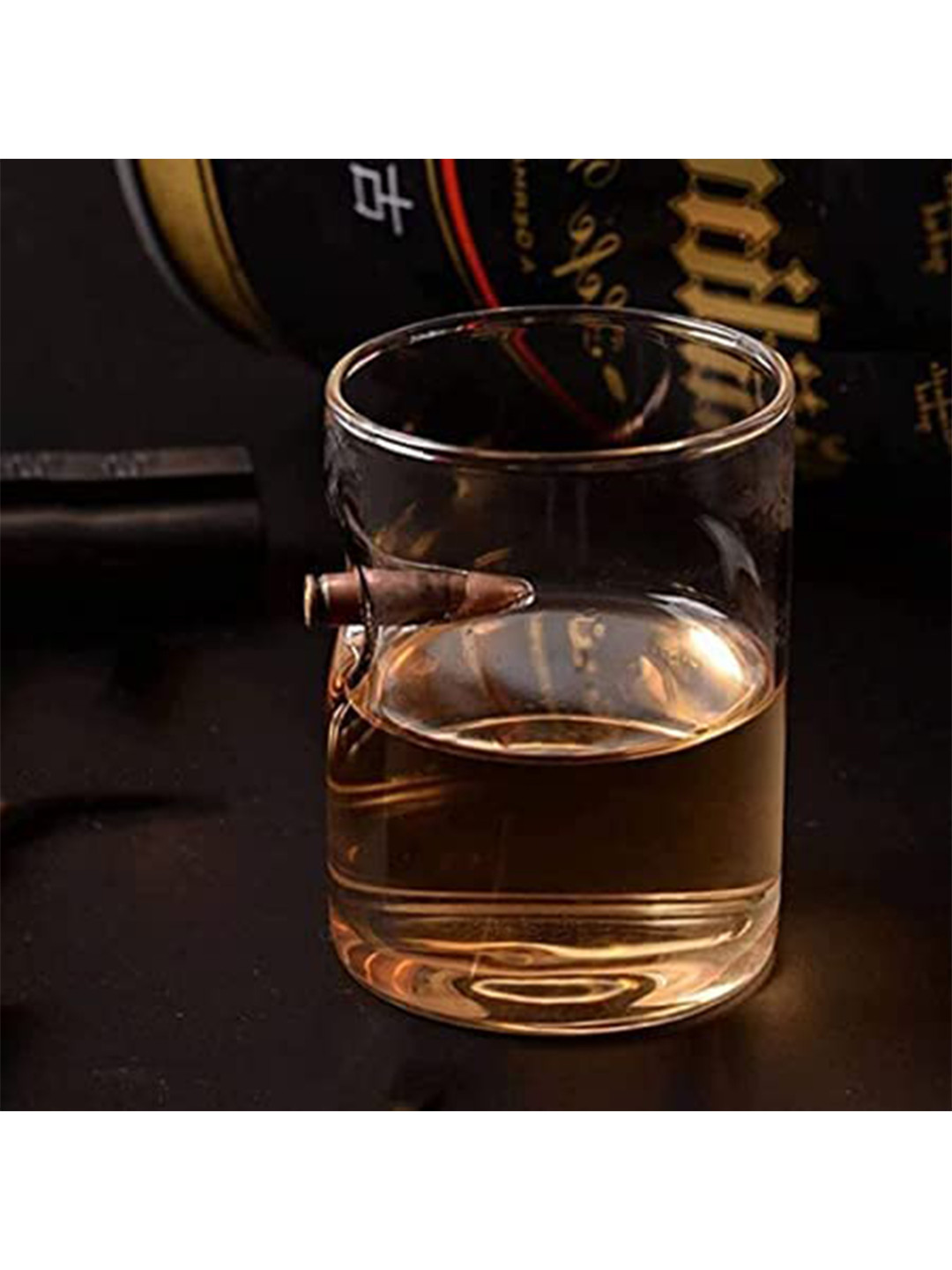 

AWAAS DECOR Set Of 2 Transparent Dishwasher safe Ceramic Glasses 200ml each