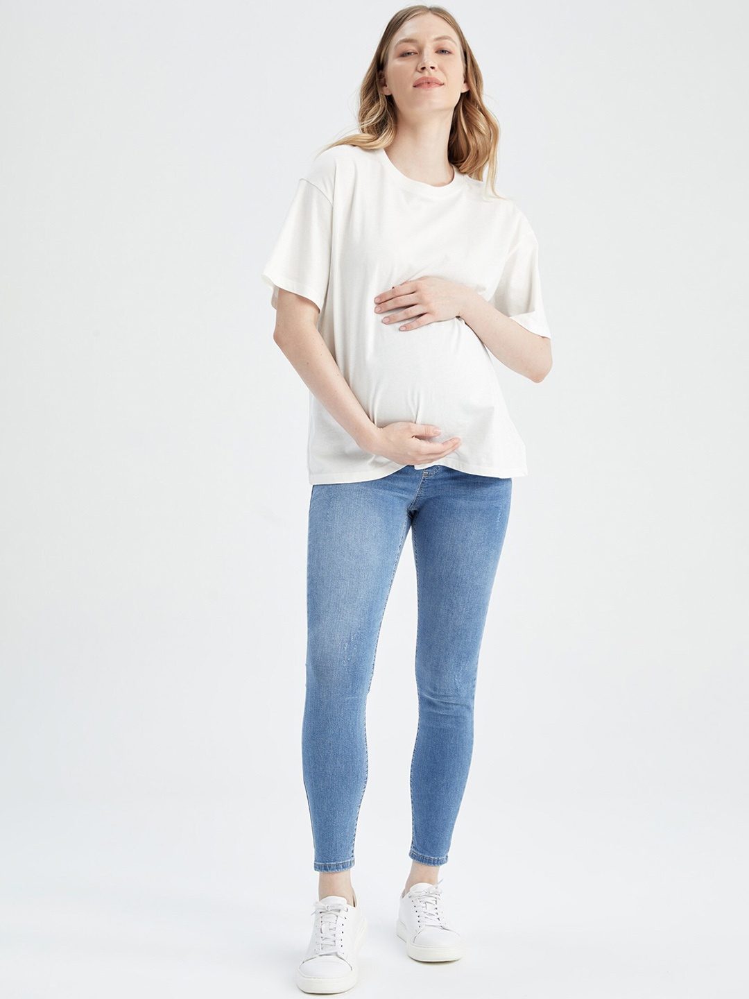 

DeFacto Women Blue Cotton Trousers
