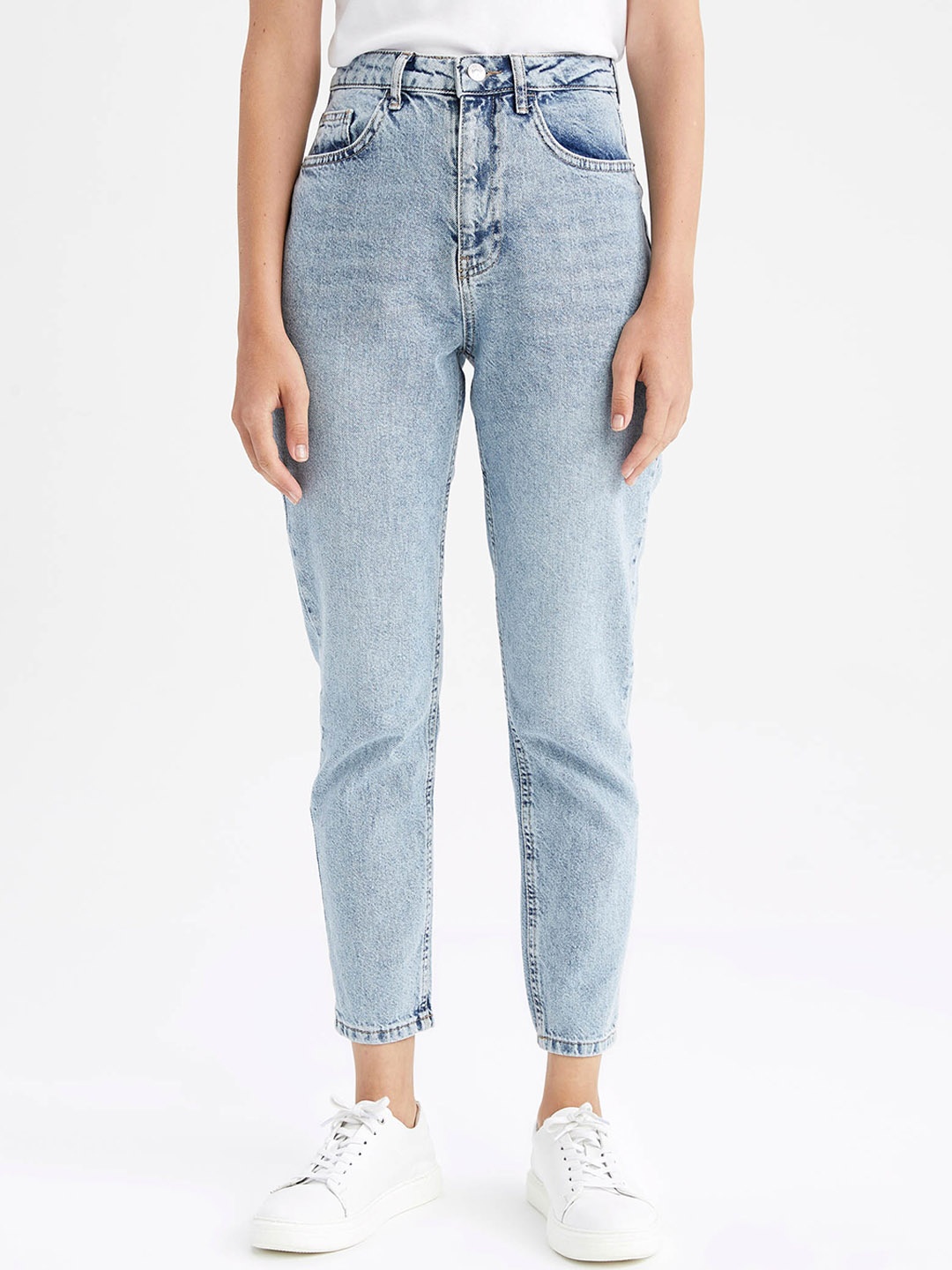 

DeFacto Women Blue Cotton Joggers