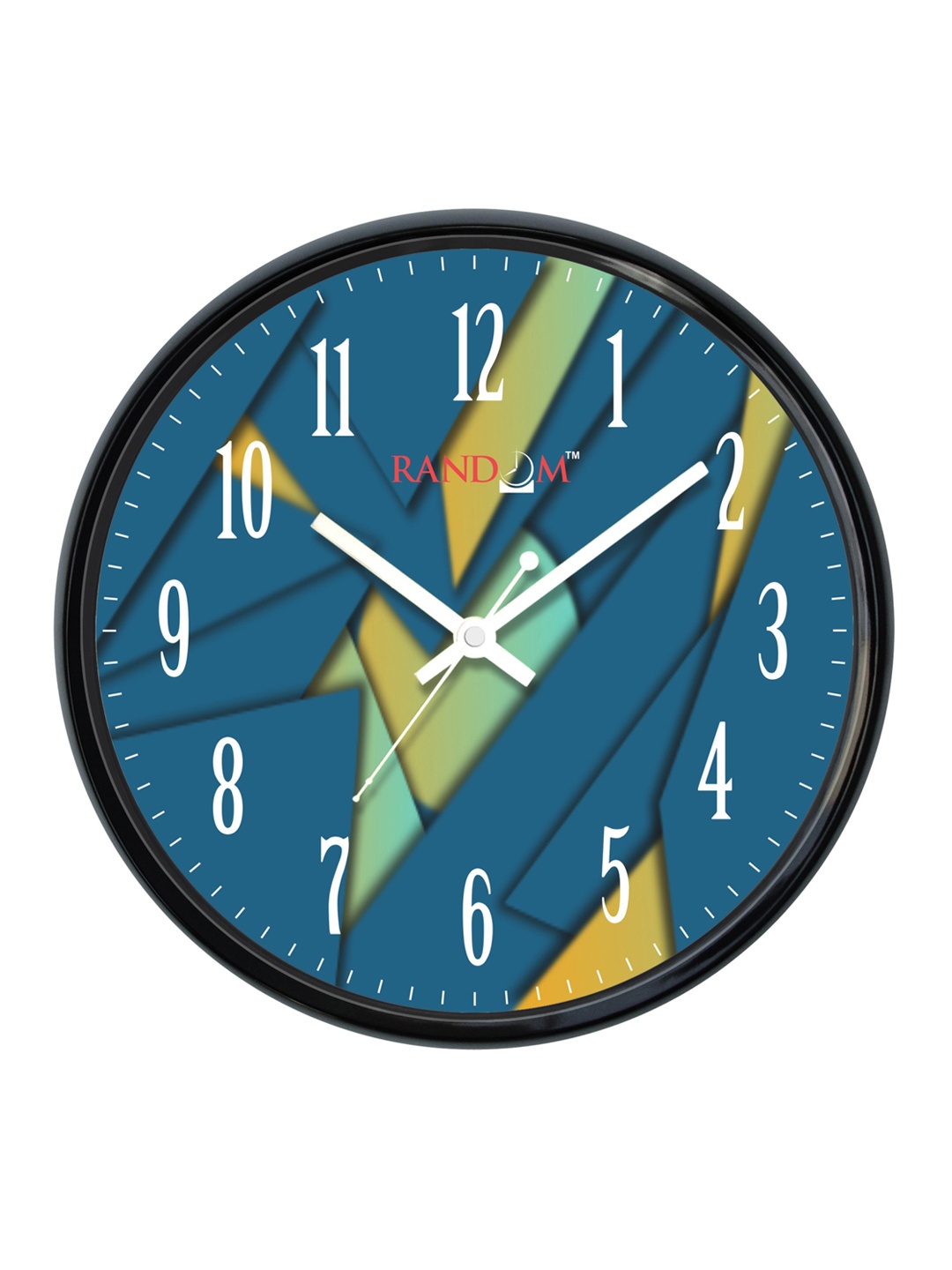 

RANDOM Teal Round Printed Analogue Wall Clock