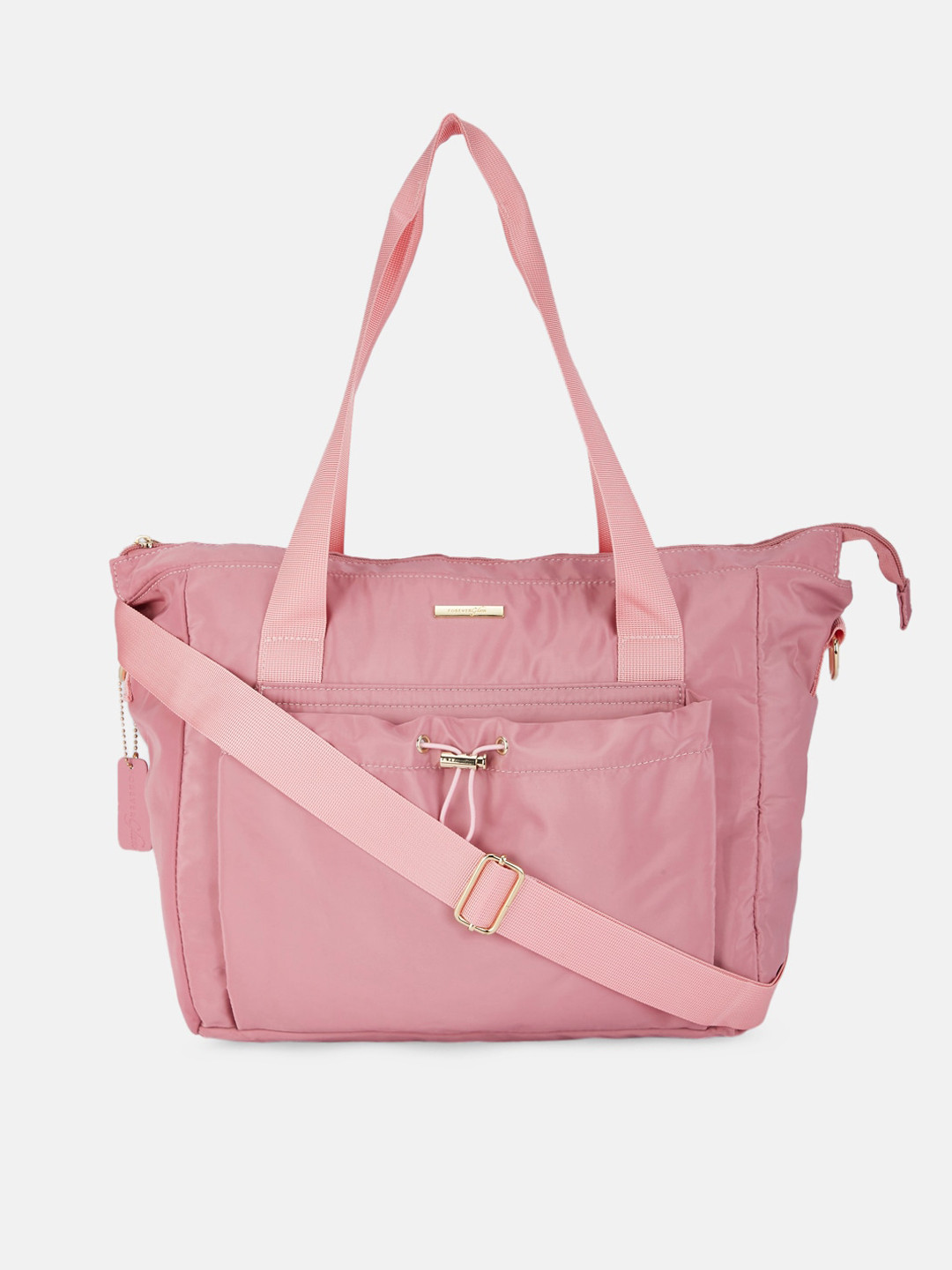 

Forever Glam by Pantaloons Pink Bowling Shoulder Bag with Applique