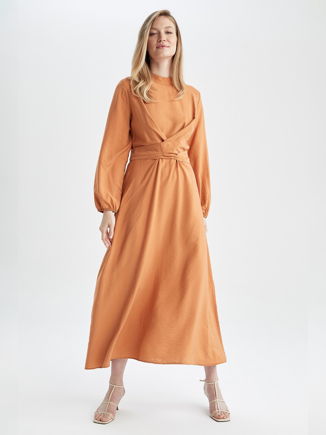 

DeFacto Orange Midi Dress