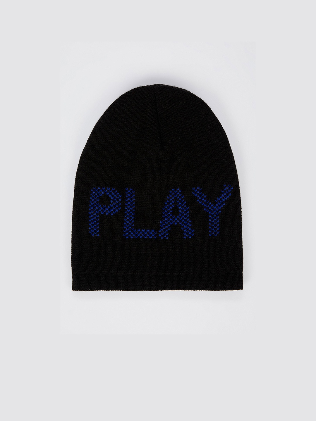 

DeFacto Boys Black & Blue Acrylic Printed Beanie