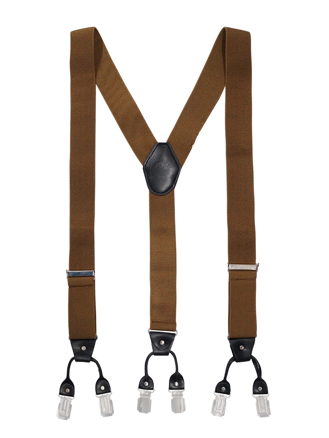 

The Tie Hub Men Brown Solid Y Back Suspender