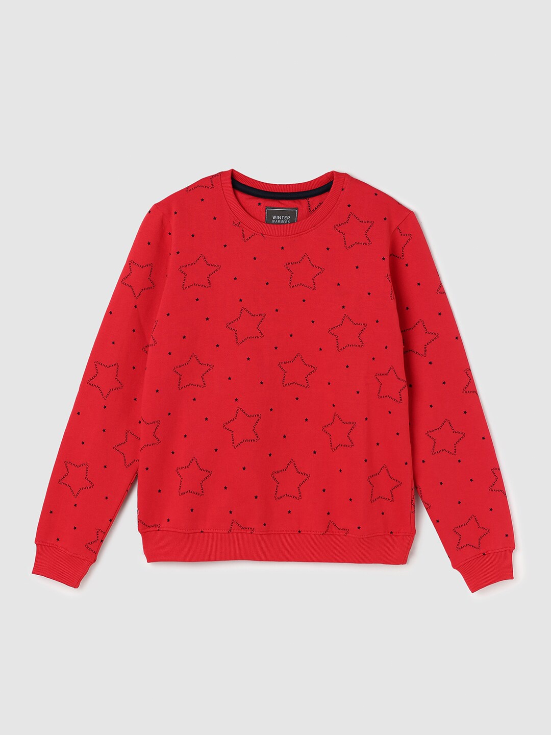 

max Boys Coral Printed Cotton Sweatshirt