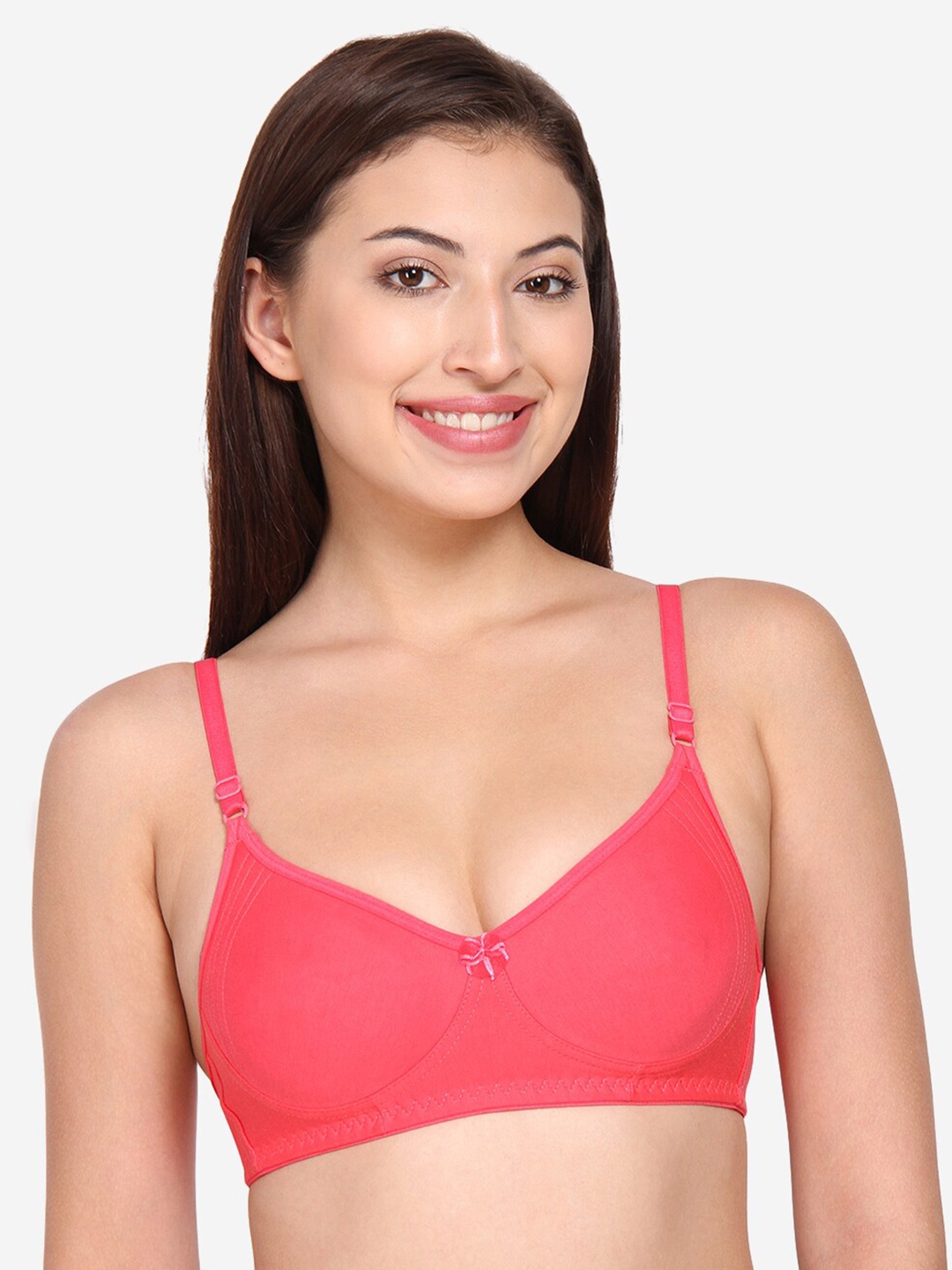 

Innocence Coral Non Padded Non wired Cotton Bra