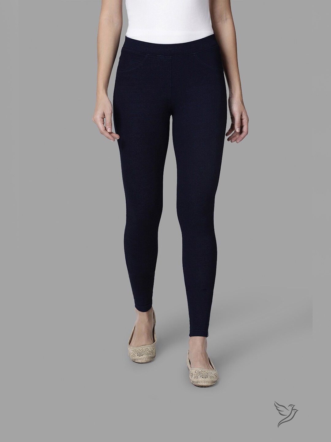 

TWIN BIRDS Women Navy Blue Denim Jeggings