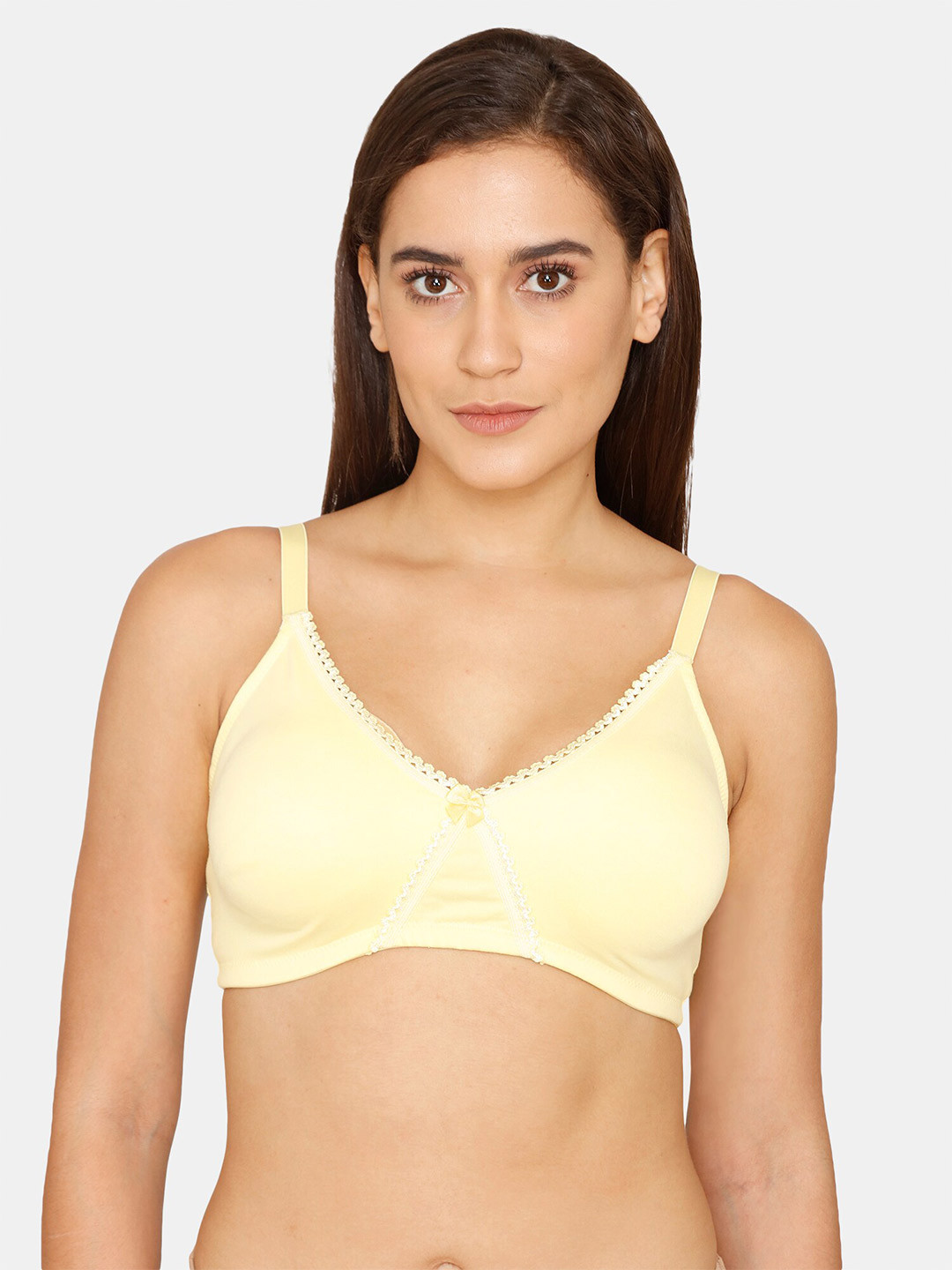 

Rosaline by Zivame Yellow Full coverage Bra